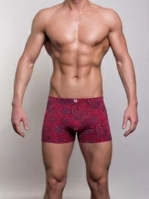 Мужские бамбуковые трусы-боксеры SD (by Salvador Dali), SD2042-3, КРАСНЫЕ