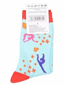 Носки унисекс Hobby Line, нус80152-15-12, БИРЮЗОВЫЕ