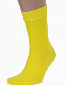 Мужские носки RuSocks (Орудьевский трикотаж), М-1221, ЖЕЛТЫЕ