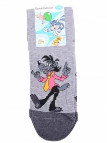 Мужские носки Брестские (БЧК), 23С2155, рис. 499, СЕРЫЕ МЕЛАНЖ