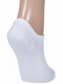 Подростковые ультракороткие носки "Красная ветка", ПС-1419, БЕЛЫЕ