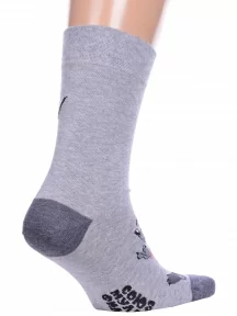 Мужские носки Брестские (БЧК), 23С2155, рис. 499, СЕРЫЕ МЕЛАНЖ