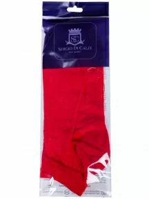 Мужские носки из мерсеризованного хлопка Sergio Di Calze (PINGONS), 17SC7, КРАСНЫЕ
