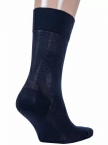 Мужские носки из 100% микромодала Grinston socks (PINGONS), 15D7, ТЕМНО-СИНИЕ