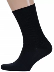 Комплект из 5 пар мужских носков для проблемных ног Гамма, 5-С697, ЧЕРНЫЕ