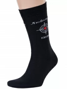 Мужские носки "Красная ветка", С-309, ЧЕРНЫЕ
