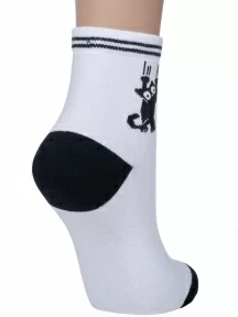 Женские носки Akos, FW41N3, БЕЛЫЕ