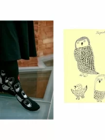 Носки unisex St. Friday Socks, 573-19, "В любой непонятной ситуации вызывай сову"