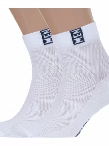 Комплект из 2 пар мужских носков RuSocks (Орудьевский трикотаж), 2-М-2211, БЕЛО-СИНИЕ