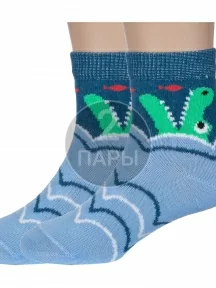 Комплект из 2 пар детских носков "Борисоглебский трикотаж", 2-8С748, ГОЛУБЫЕ