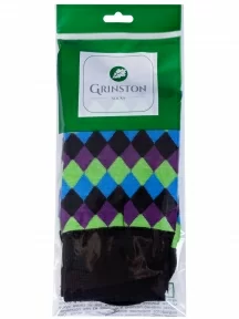 Мужские носки Grinston socks (PINGONS), 18D3, ФИОЛЕТОВЫЕ