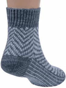 Детские полушерстяные носки RuSocks (Орудьевский трикотаж), Д-382, СЕРЫЕ, рис. 0