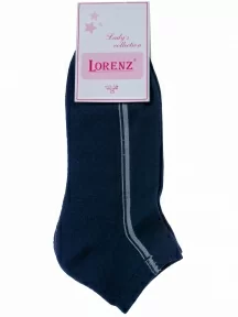 Женские носки с махровым следом LORENZline, С8М, СИНИЕ