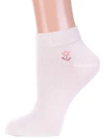 Женские носки Брестские (БЧК) рис. 654, ЖЕМЧУЖНЫЕ (14с1101)