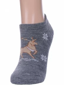 Женские махровые шерстяные носки АЛЬТАИР, ДМ-50, ГРАФИТ