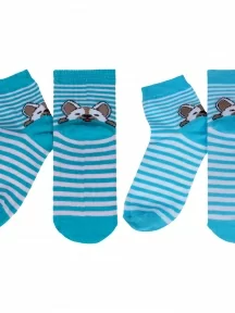 Комплект из 2 пар детских носков VASILINA, 2-0С2342, микс 1