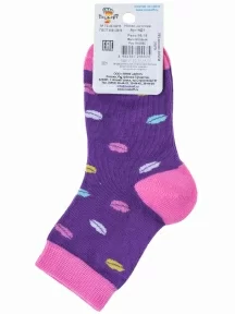 Детские носки "Носкофф" (АЛСУ), НД1, рис. 4090, ФИОЛЕТОВЫЕ