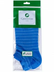 Женские носки из микромодала Grinston socks (PINGONS), 15D34, СИНИЕ