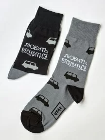 Носки unisex St. Friday Socks, 731-19, "Любить, веселиться, ненавидеть и мстить"