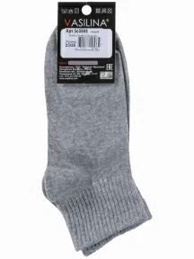 Мужские носки VASILINA, 3С3509, СЕРЫЕ