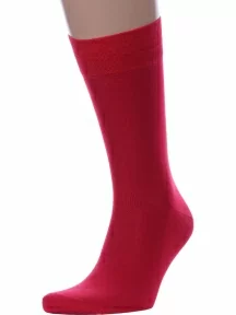 Мужские носки из мерсеризованного хлопка Sergio Di Calze (PINGONS), 17SC6, МАЛИНОВЫЕ