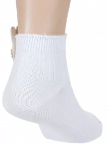 Детские носки с аппликацией "Борисоглебский трикотаж", 8С972, БЕЛЫЕ