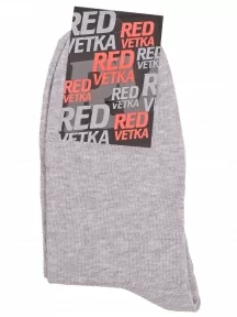 Мужские спортивные носки "Красная ветка", С-194, СЕРЫЕ