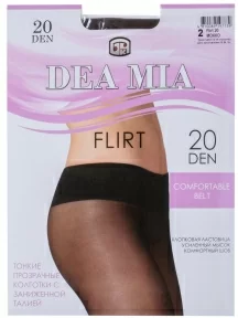 Женские колготки с заниженной талией DEA MIA (БЧК), 3С1441 / FLIRT 20, МОККО