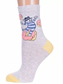 Женские носки Брестские (БЧК), 23С1159, рис. 612, СВЕТЛО-СЕРЫЕ МЕЛАНЖ