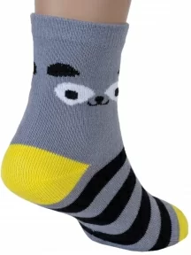 Детские носки "Красная ветка", С-1762, СЕРО-ЖЕЛТЫЕ