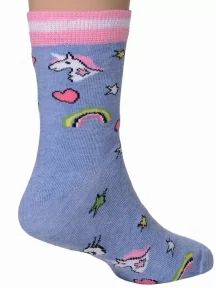 Детские носки RuSocks (Орудьевский трикотаж), Д-31353, рис. 05, ДЖИНС