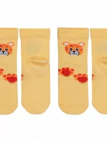 Комплект из 2 пар детских носков Брестские (БЧК), 2-18С3086, рис. 701, ЖЕЛТЫЕ