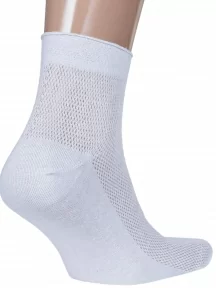 Мужские укороченные носки Альтаир, А43, БЕЛЫЕ
