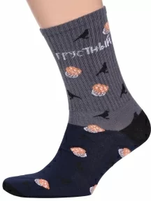 Мужские носки Flappers Peppers, СВ/МН4, "ГРУСТНЫЙ"