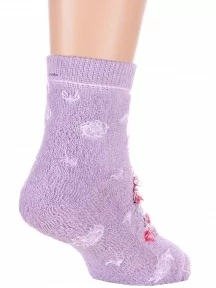Детские махровые носки Брестские (БЧК), 14С3060, рис. 721, БЛЕДНО-СИРЕНЕВЫЕ МЕЛАНЖ