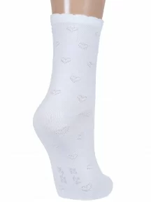 Детские носки RuSocks (Орудьевский трикотаж) БЕЛЫЕ (Д3-13829Д)
