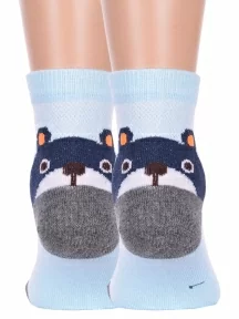 Комплект из 2 пар детских носков Hobby Line, 2-Ндх3567, ГОЛУБЫЕ