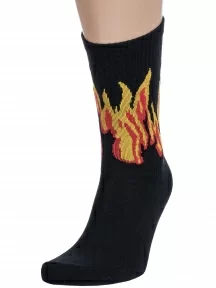 Мужские спортивные носки "Борисоглебский трикотаж", 4С1011, ЧЕРНЫЕ