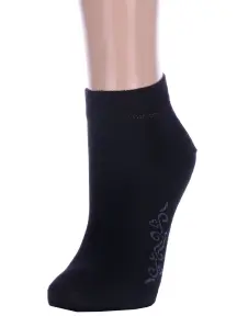 Женские носки Брестские (БЧК) рис. 657, ЧЕРНЫЕ (14с1101)