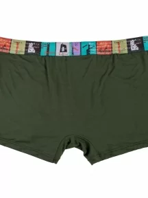 Мужские трусы-боксеры из вискозы Tuosite, TS8023-5, ЗЕЛЕНЫЕ