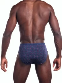 Мужские бамбуковые трусы-слипы SERGIO DALLINI, SG2932-2, СИНИЕ