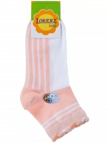 Детские укороченные носки LORENZline, Л1, ПЕРСИКОВЫЕ