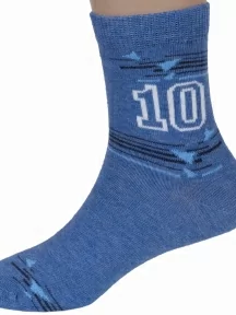 Детские носки RuSocks (Орудьевский трикотаж), Д3-13499, рис. 01, ТЕМНО-ГОЛУБЫЕ