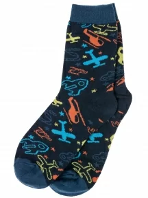 Детские носки "Красная ветка", С-2142, ТЕМНО-СИНИЕ