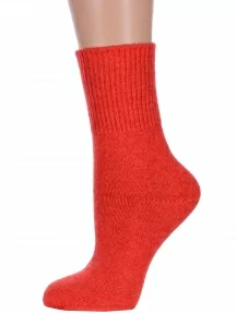 Женские термоноски с ослабленной резинкой Hobby Line, нжт019-03, КРАСНЫЕ
