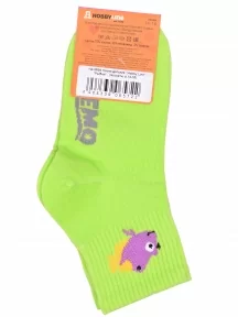 Детские спортивные носки Hobby Line, Ндх3594, САЛАТОВЫЕ