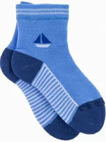 Детские махровые носки LORENZline, Л82, СИНЕ-ГОЛУБЫЕ