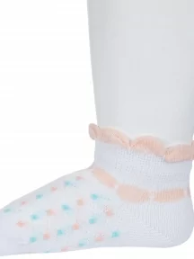 Детские короткие носки "Борисоглебский трикотаж", 8СД3001, БЕЛЫЕ