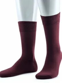 Мужские носки из мерсеризованного хлопка Sergio Di Calze (PINGONS), 17SC6, БОРДОВЫЕ