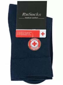 Мужские медицинские носки RuSocks (Орудьевский трикотаж), М-1131, ТЕМНО-СИНИЕ